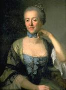 Anton Graff Portrait of Judith Gessner, wife of Solomon Gessner oil